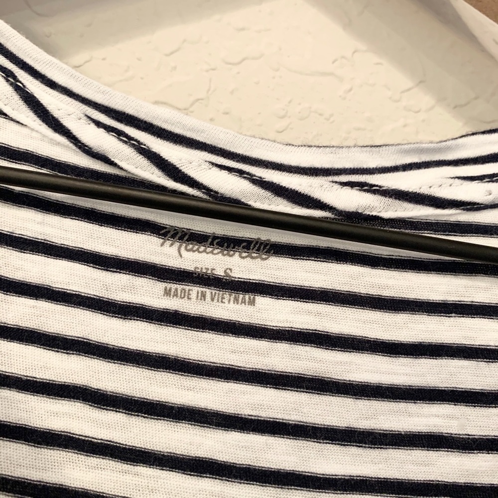 Madewell Basic Striped Tank Top - image 2